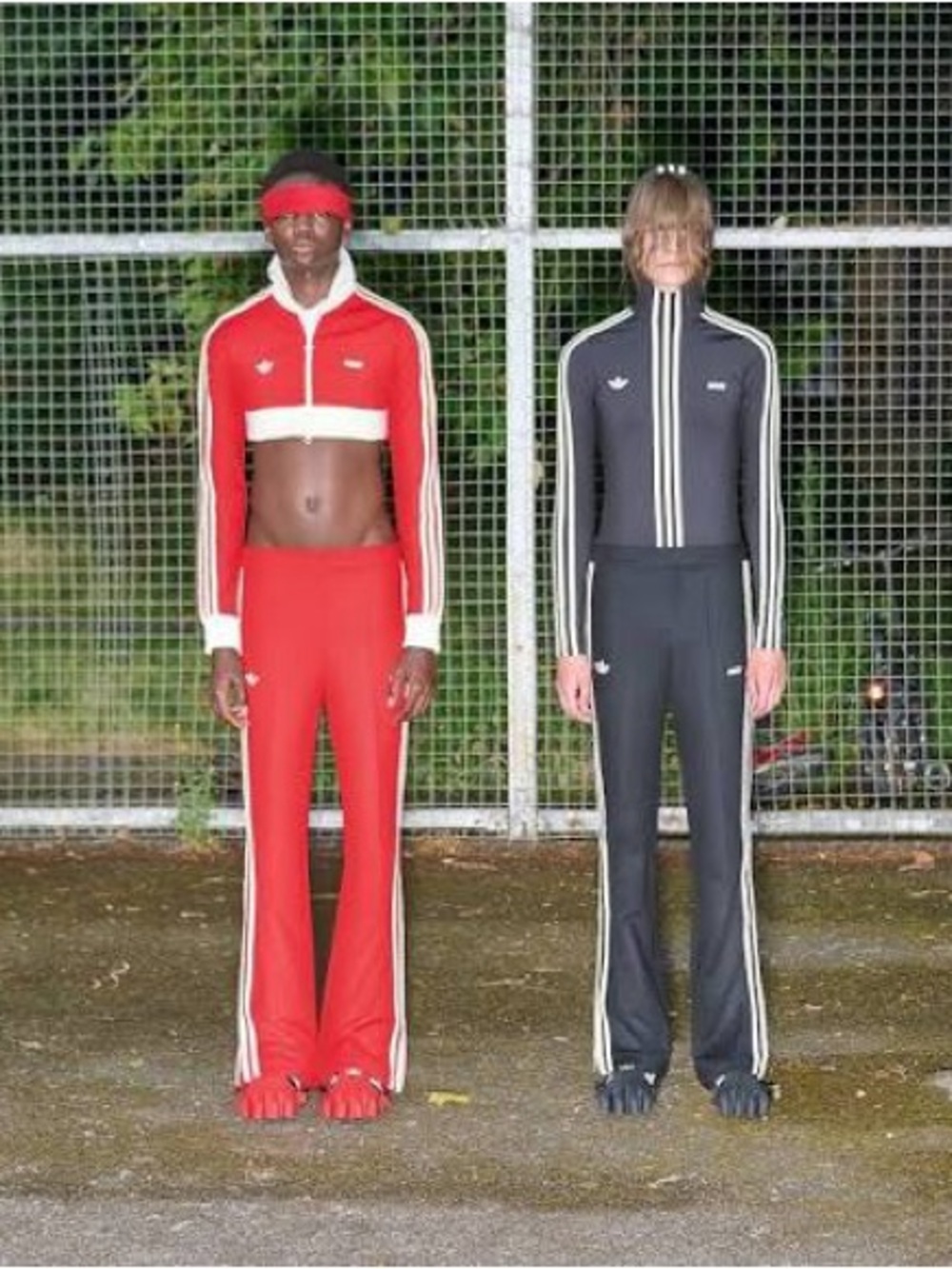 NWT adidas Originals Avavav Red Cropped Track jacket pants coord set RARE - Picture 4 of 16